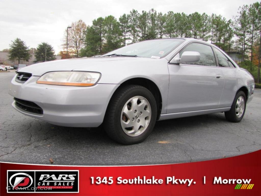 2000 Accord EX-L Coupe - Satin Silver Metallic / Charcoal photo #1