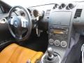 Burnt Orange 2005 Nissan 350Z Touring Coupe Dashboard