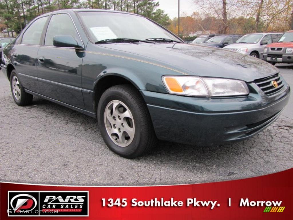 1997 Camry LE - Classic Green Pearl / Beige photo #4