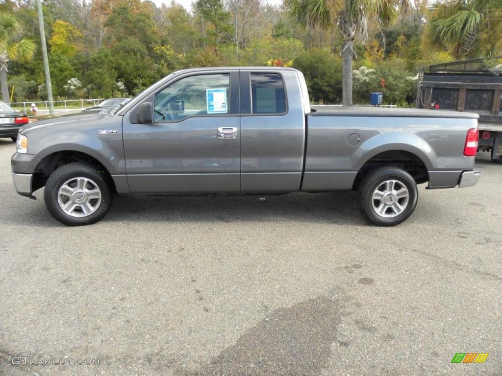 2006 F150 XLT SuperCab - Dark Shadow Grey Metallic / Medium/Dark Flint photo #2