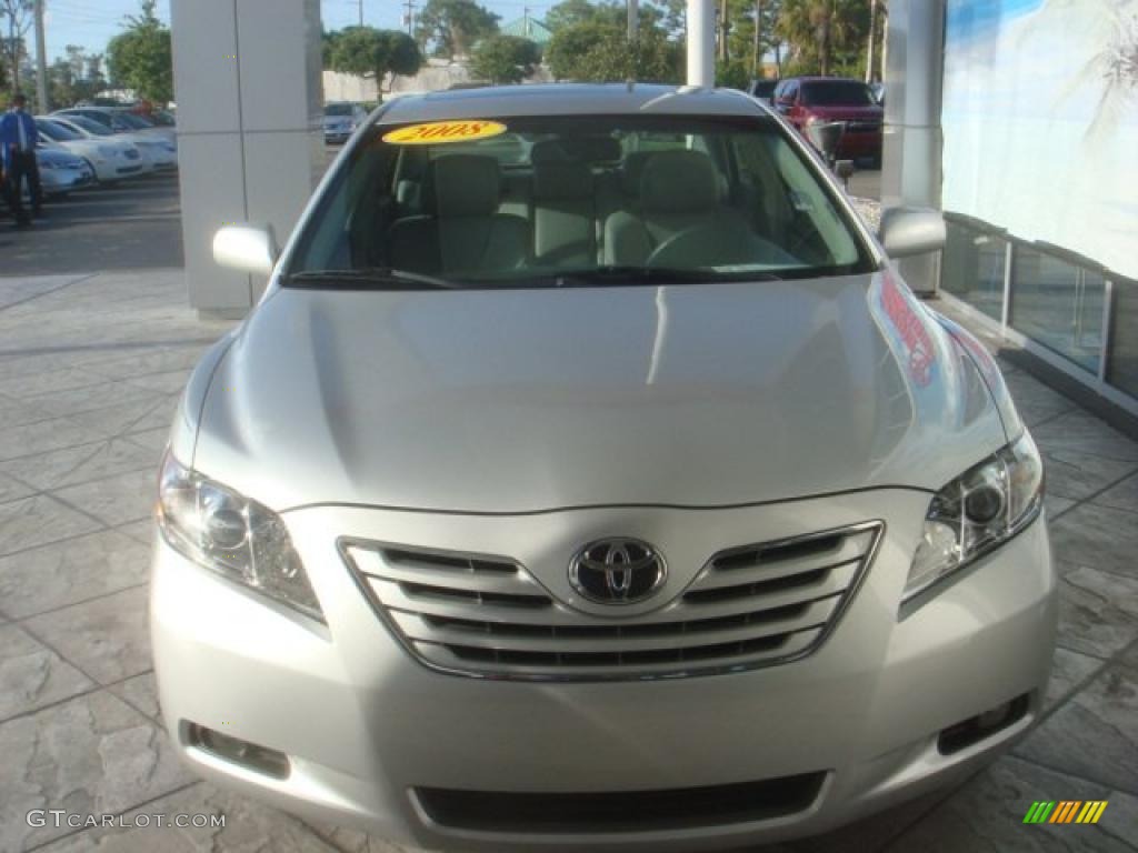 2008 Camry LE V6 - Classic Silver Metallic / Ash photo #2