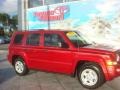 2009 Inferno Red Crystal Pearl Jeep Patriot Sport  photo #2