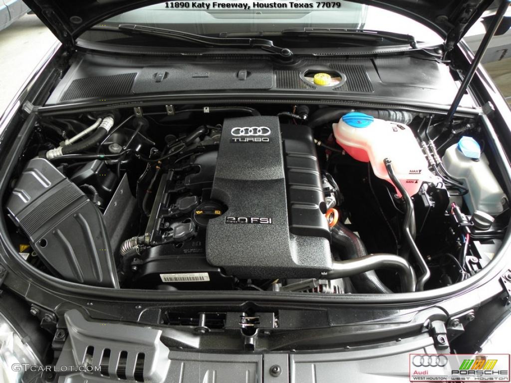 2007 Audi A4 2.0T quattro Cabriolet 2.0 Liter FSI Turbocharged DOHC 16-Valve VVT 4 Cylinder Engine Photo #40480830