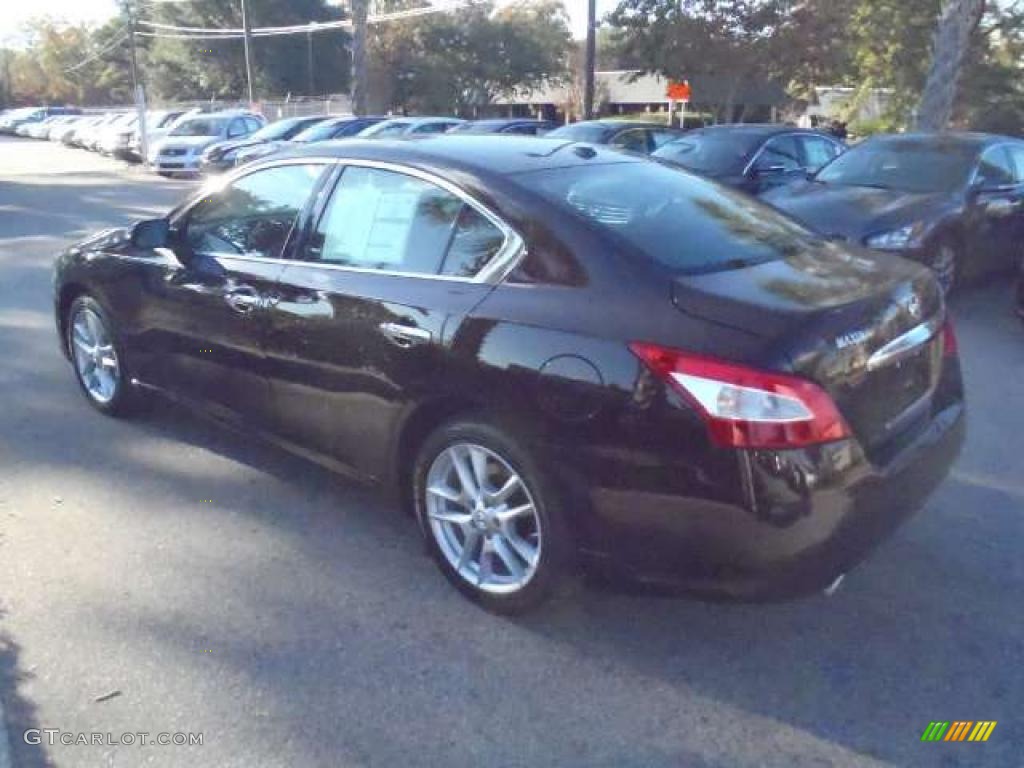 2011 Maxima 3.5 SV - Crimson Black / Charcoal photo #3