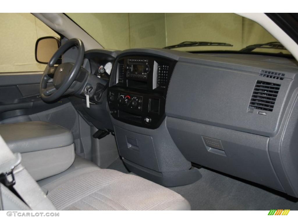 2008 Dodge Ram 1500 SXT Regular Cab 4x4 Medium Slate Gray Dashboard Photo #40481190