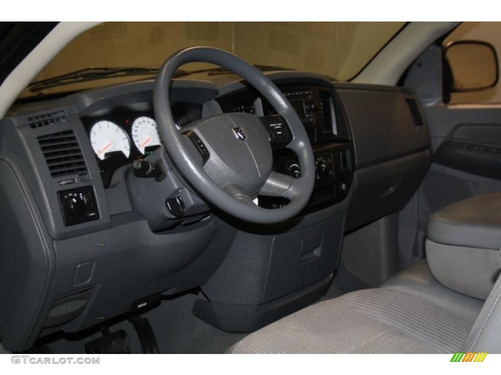Medium Slate Gray Interior 2008 Dodge Ram 1500 SXT Regular Cab 4x4 Photo #40481246