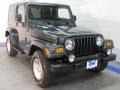 2003 Shale Green Metallic Jeep Wrangler Sahara 4x4  photo #1
