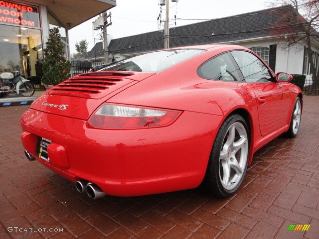 2008 911 Carrera 4S Coupe - Guards Red / Black photo #2