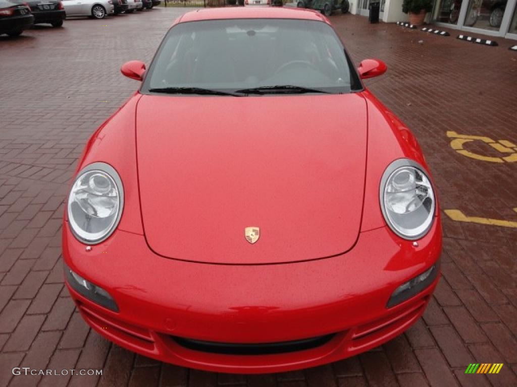 2008 911 Carrera 4S Coupe - Guards Red / Black photo #4