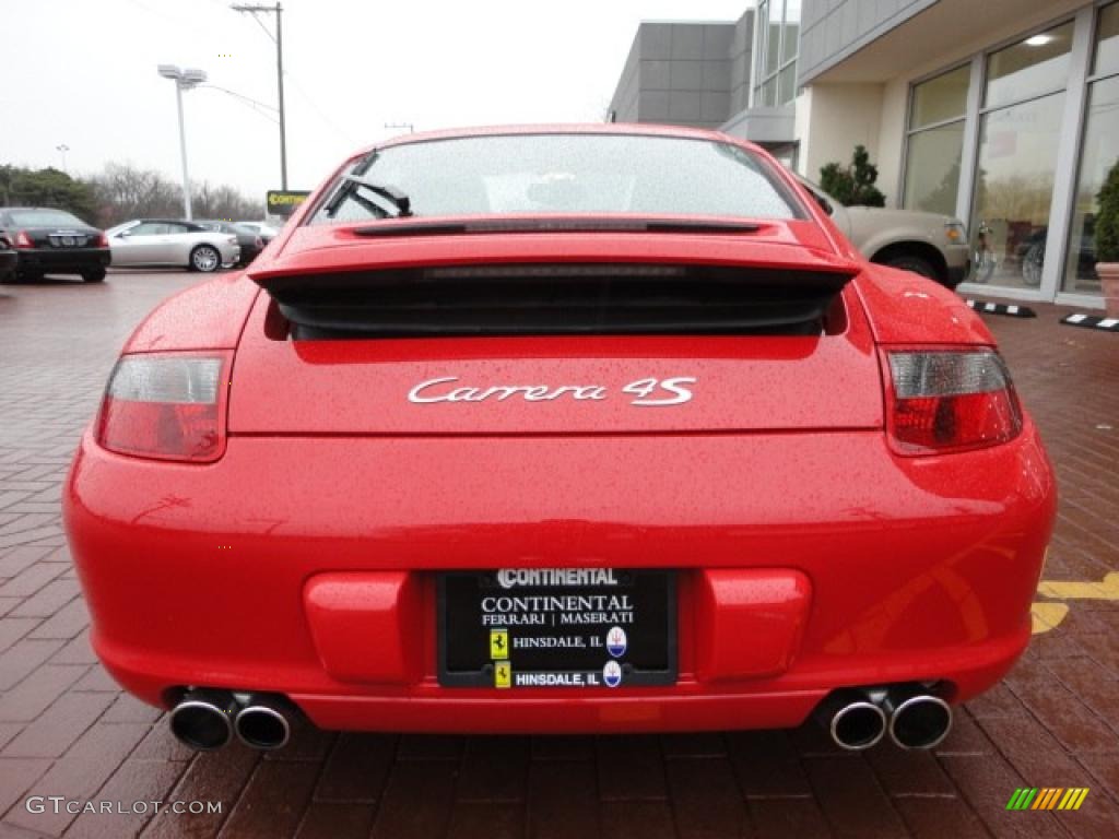 2008 911 Carrera 4S Coupe - Guards Red / Black photo #14