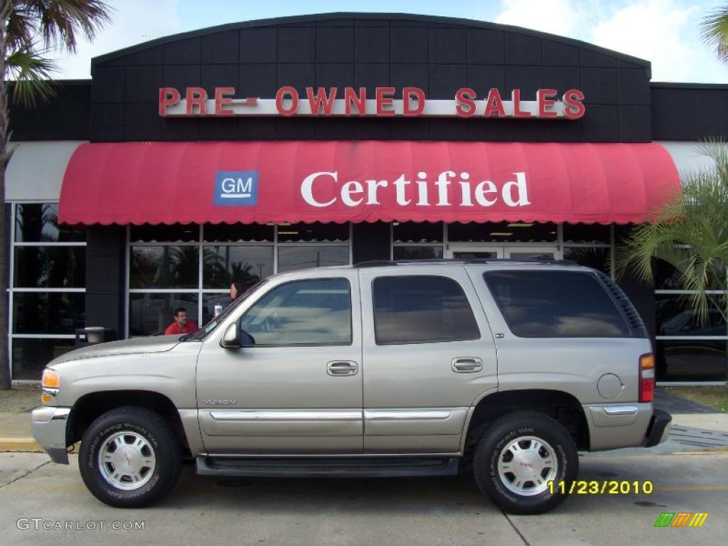 2001 Yukon SLE - Pewter Metallic / Medium Dark Pewter/Shale photo #1