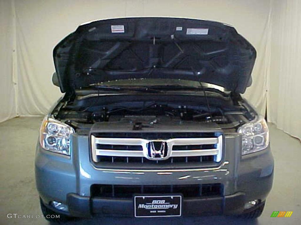 2008 Pilot EX-L 4WD - Steel Blue Metallic / Gray photo #4