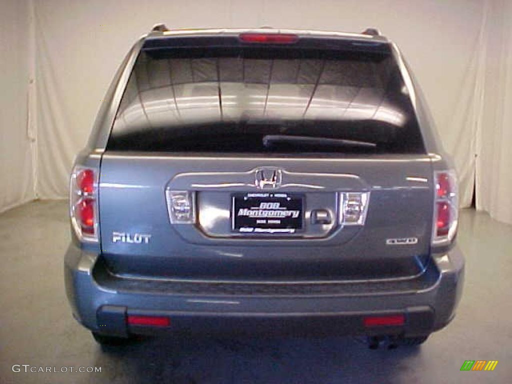 2008 Pilot EX-L 4WD - Steel Blue Metallic / Gray photo #12