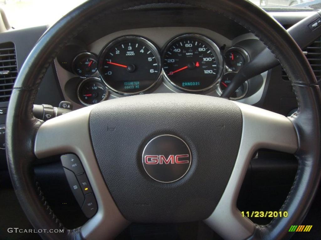 2008 Sierra 1500 SLE Crew Cab 4x4 - Silver Birch Metallic / Ebony photo #8