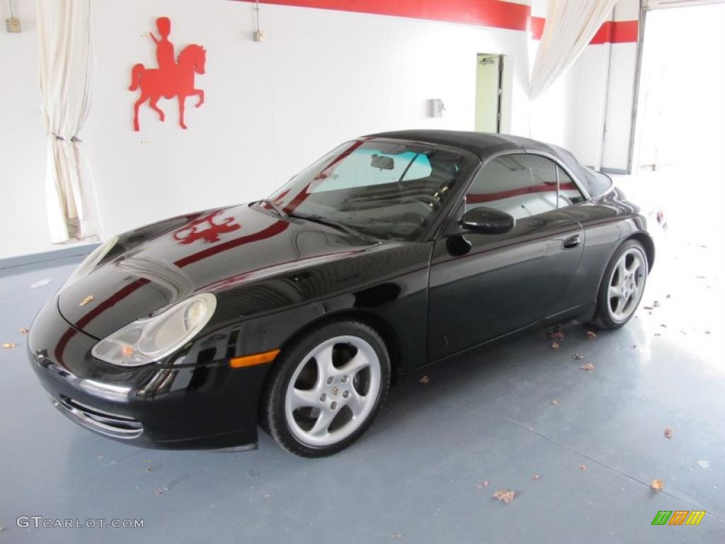 1999 911 Carrera Cabriolet - Black / Black photo #1