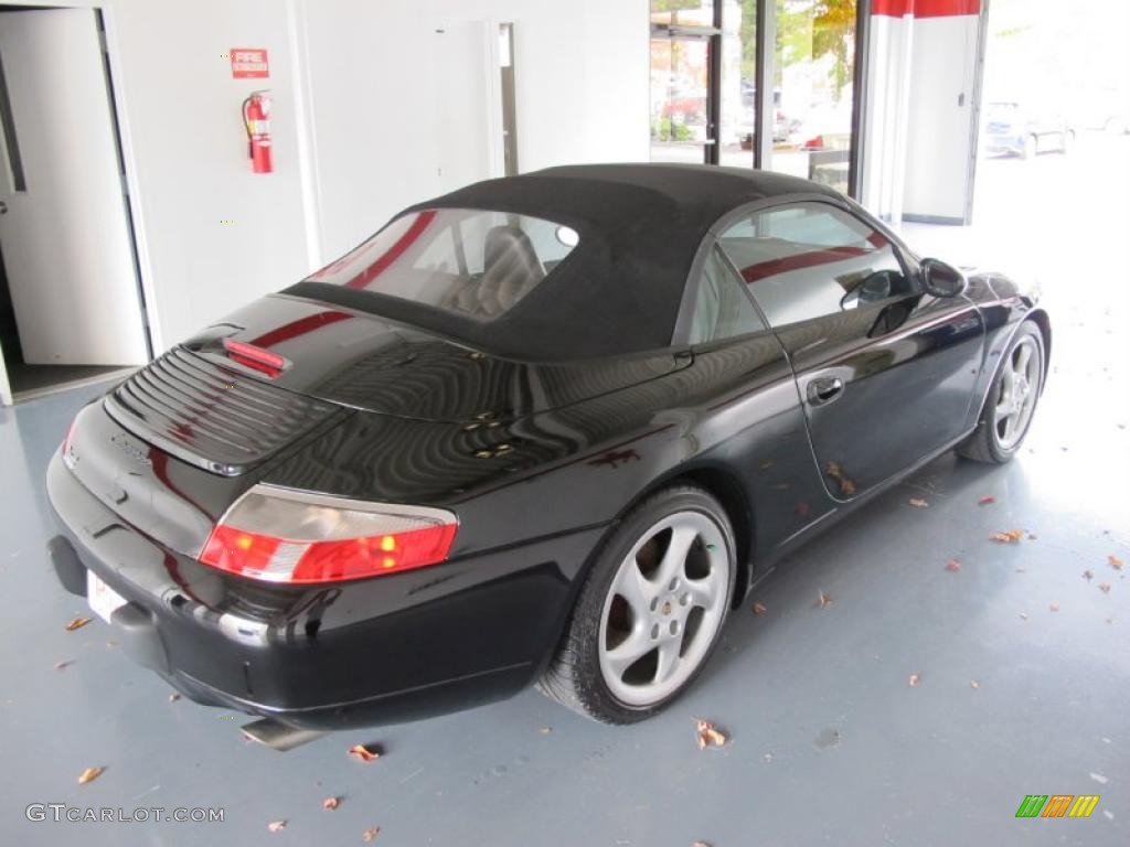 1999 911 Carrera Cabriolet - Black / Black photo #4