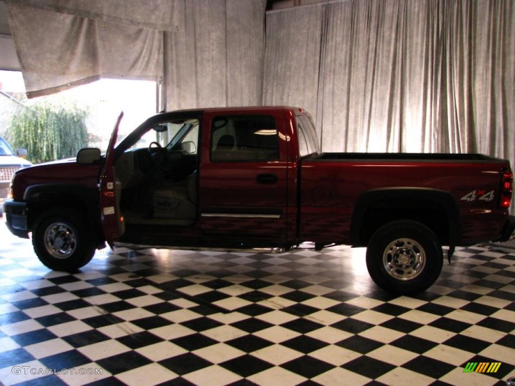 2004 Silverado 2500HD LT Crew Cab 4x4 - Sport Red Metallic / Dark Charcoal photo #1