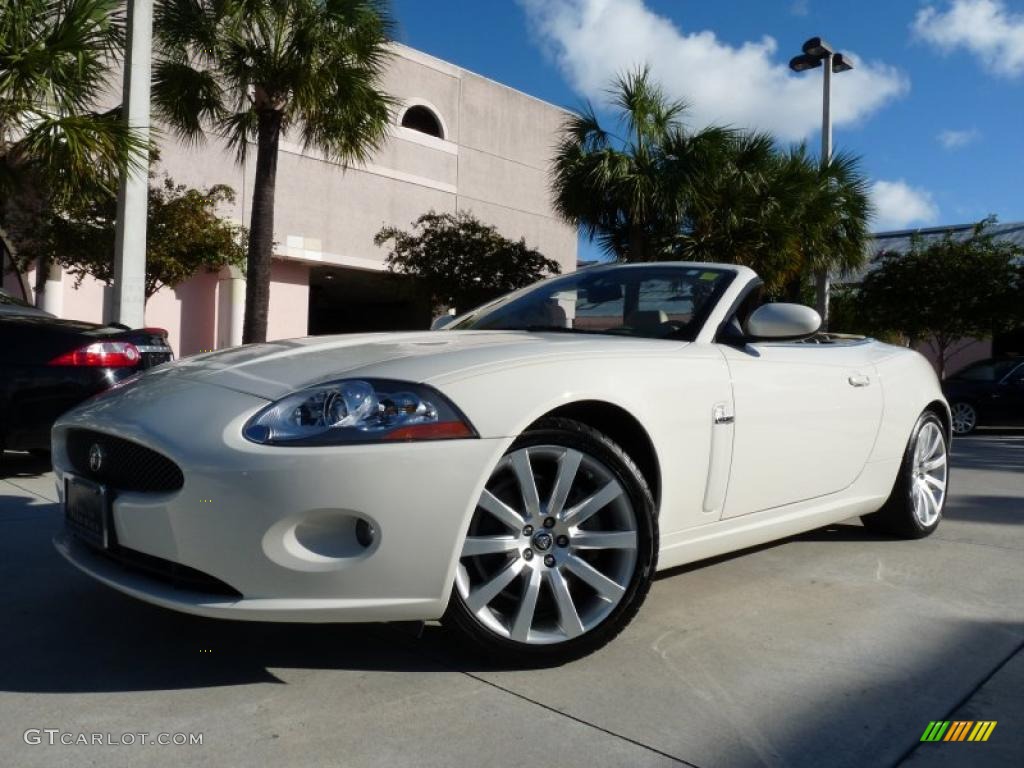 Porcelain 2008 Jaguar XK XK8 Convertible Exterior Photo #40486662
