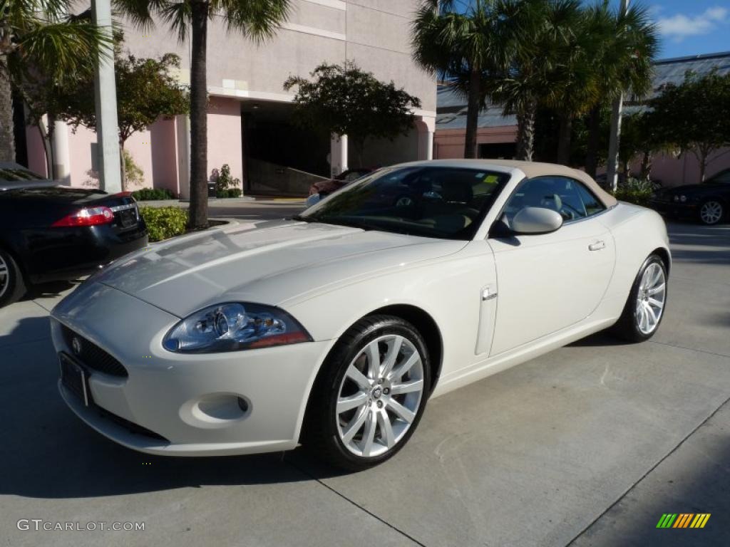 Porcelain 2008 Jaguar XK XK8 Convertible Exterior Photo #40486710
