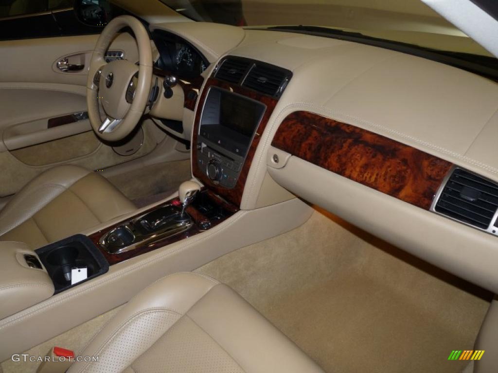 2008 Jaguar XK XK8 Convertible Caramel Dashboard Photo #40486954