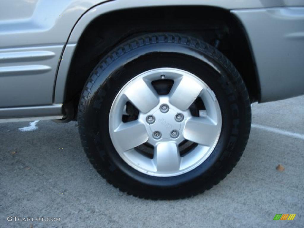 2000 Grand Cherokee Limited 4x4 - Silverstone Metallic / Taupe photo #30