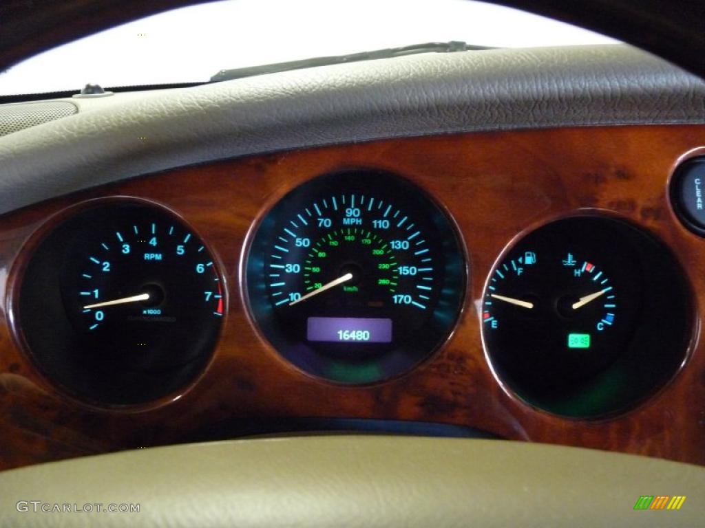 2001 Jaguar XK XKR Convertible Gauges Photo #40488170