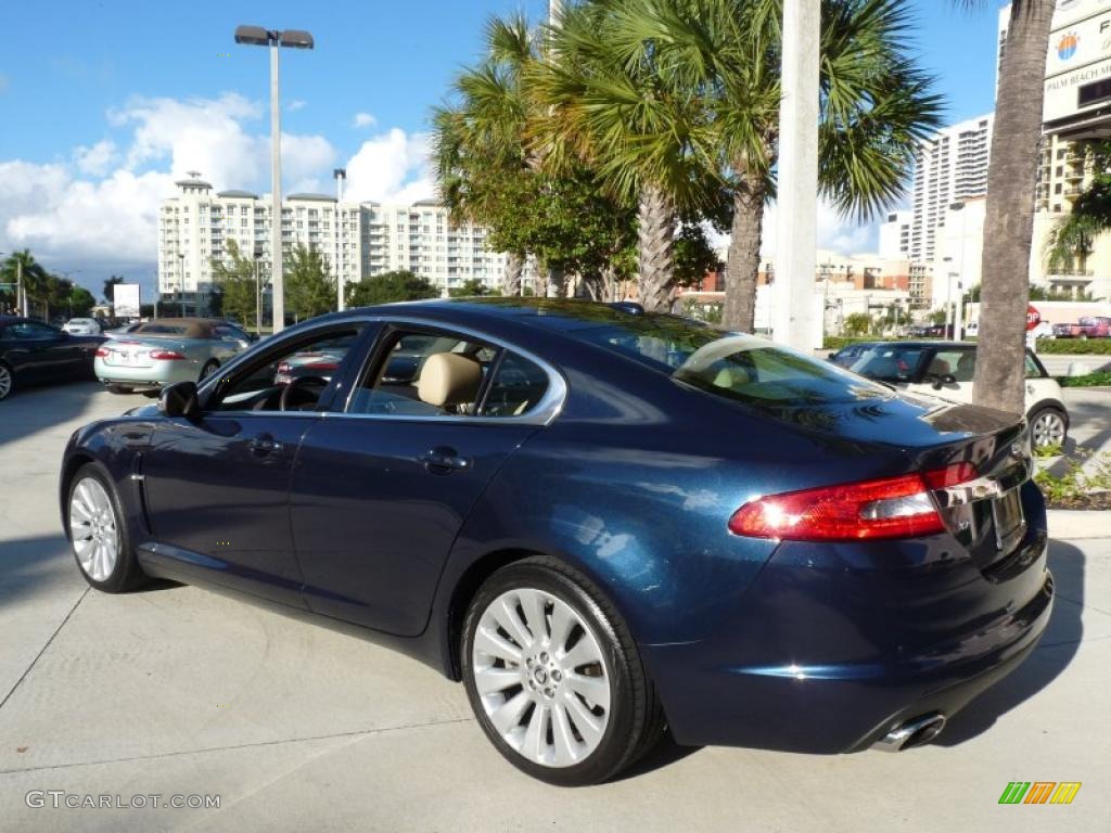Indigo Blue Metallic 2009 Jaguar XF Premium Luxury Exterior Photo #40488314