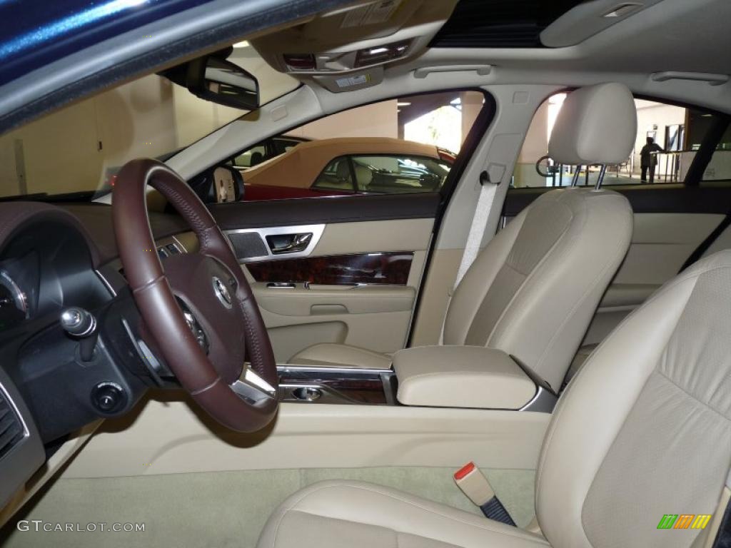Barley/Truffle Interior 2009 Jaguar XF Premium Luxury Photo #40488498