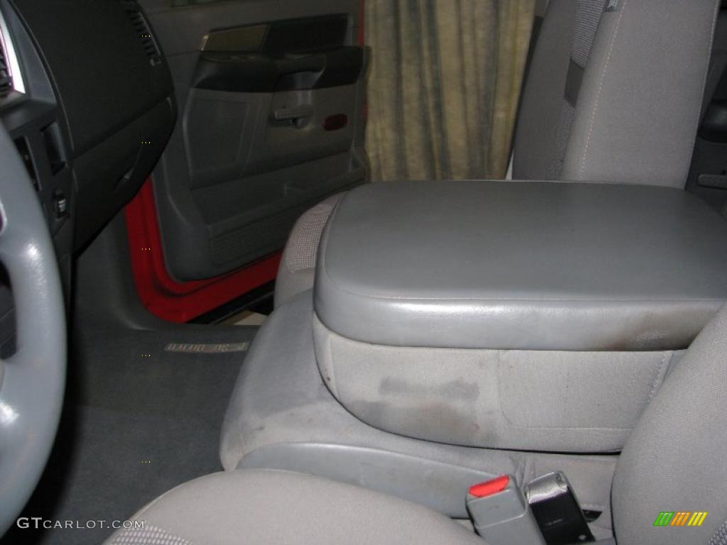 2007 Ram 1500 ST Quad Cab 4x4 - Flame Red / Medium Slate Gray photo #13