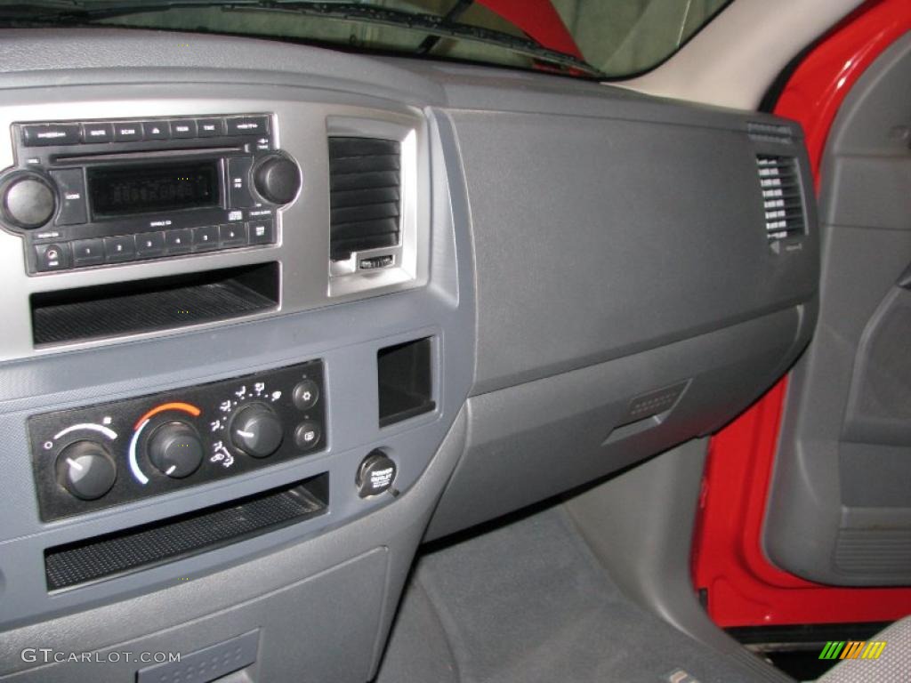 2007 Ram 1500 ST Quad Cab 4x4 - Flame Red / Medium Slate Gray photo #16