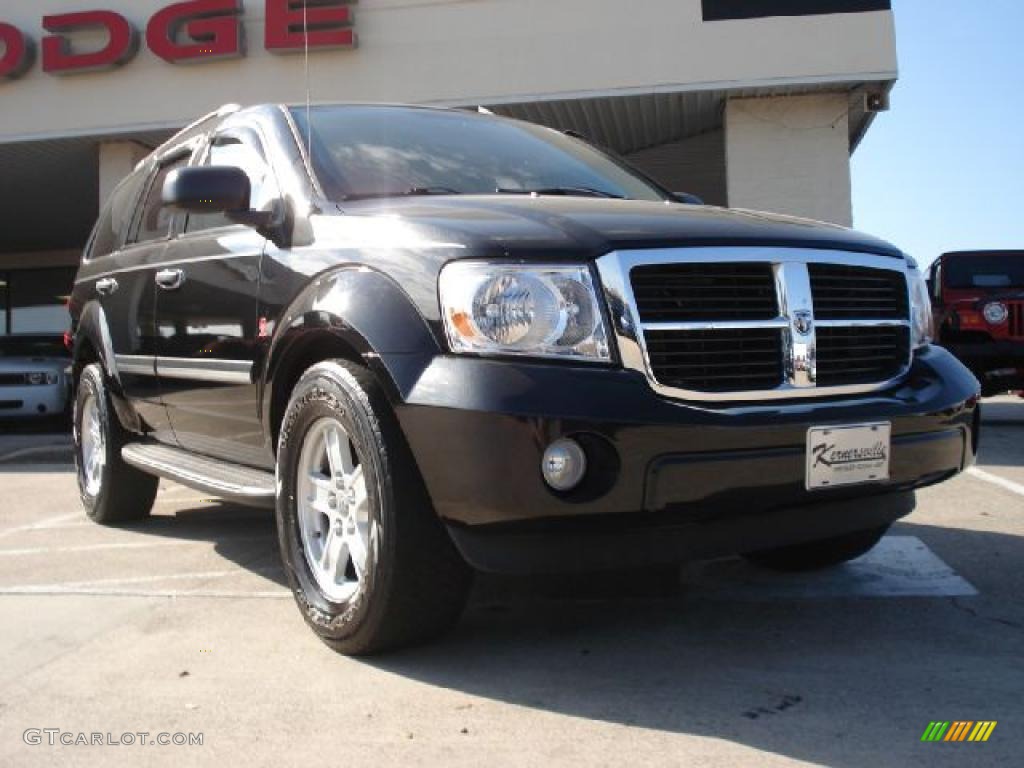 2007 Durango SLT - Brilliant Black / Dark Slate Gray/Light Slate Gray photo #1