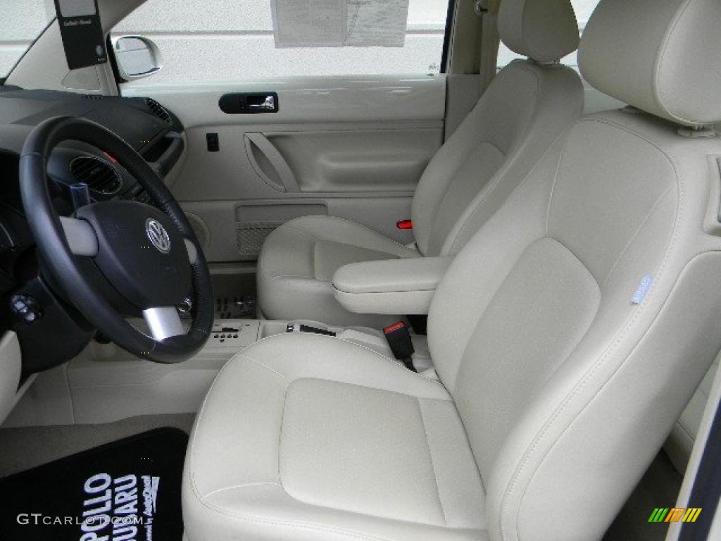 White Interior 2008 Volkswagen New Beetle SE Coupe Photo #40489046