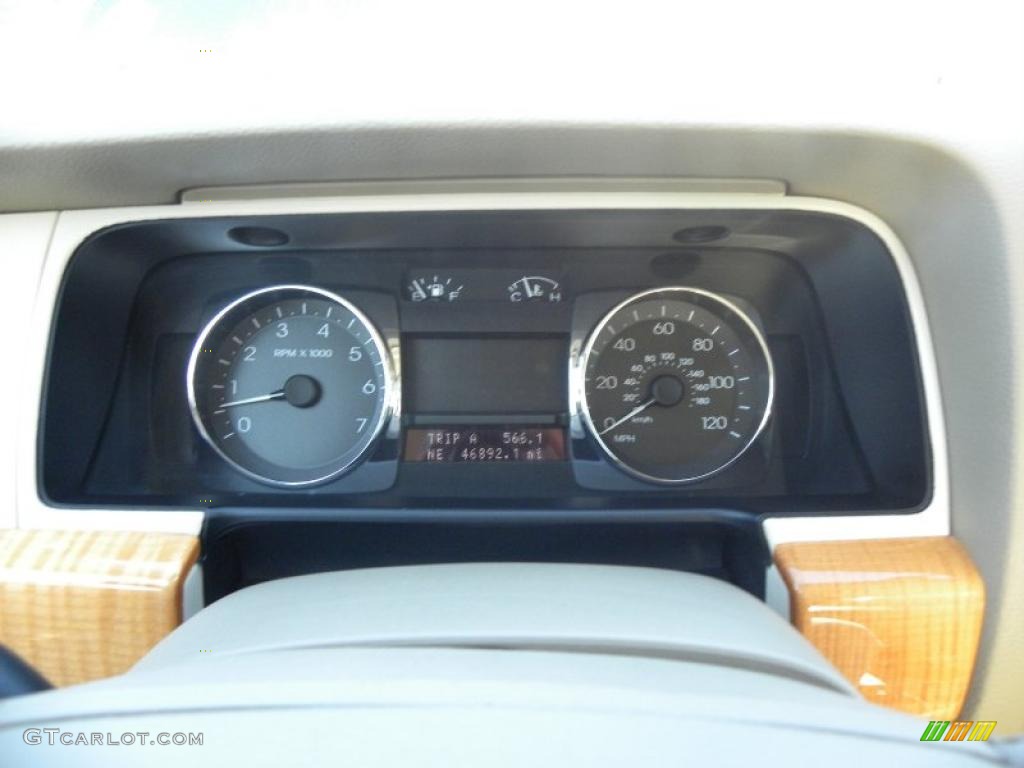 2009 Lincoln MKZ Sedan Gauges Photo #40490786