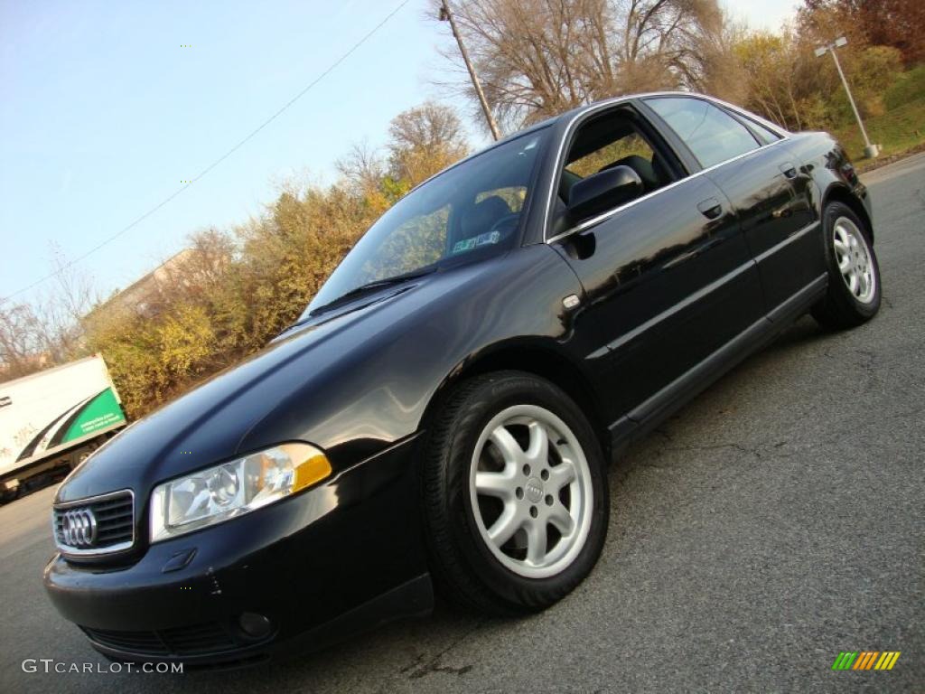 1999 A4 2.8 quattro Sedan - Brilliant Black / Onyx photo #1