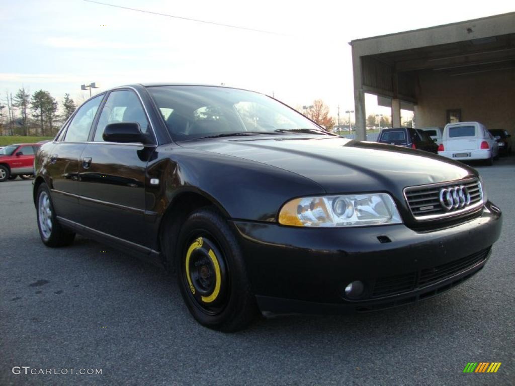 1999 A4 2.8 quattro Sedan - Brilliant Black / Onyx photo #5