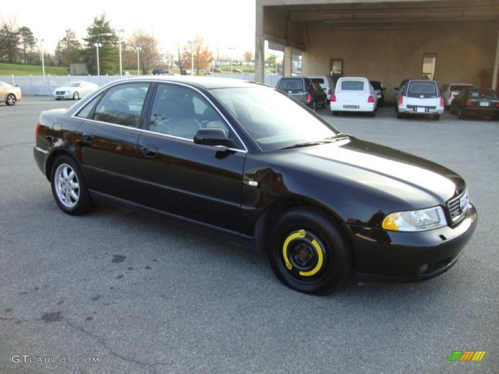 1999 A4 2.8 quattro Sedan - Brilliant Black / Onyx photo #6