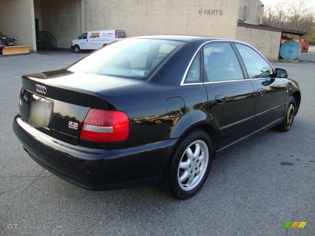 1999 A4 2.8 quattro Sedan - Brilliant Black / Onyx photo #8
