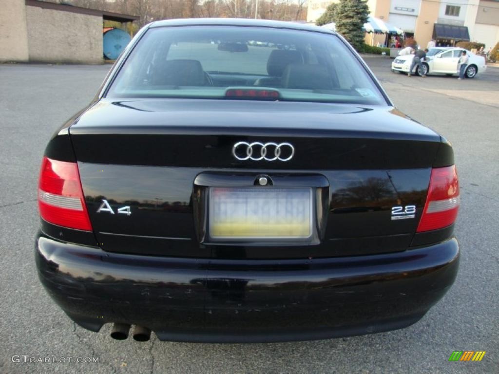 1999 A4 2.8 quattro Sedan - Brilliant Black / Onyx photo #9