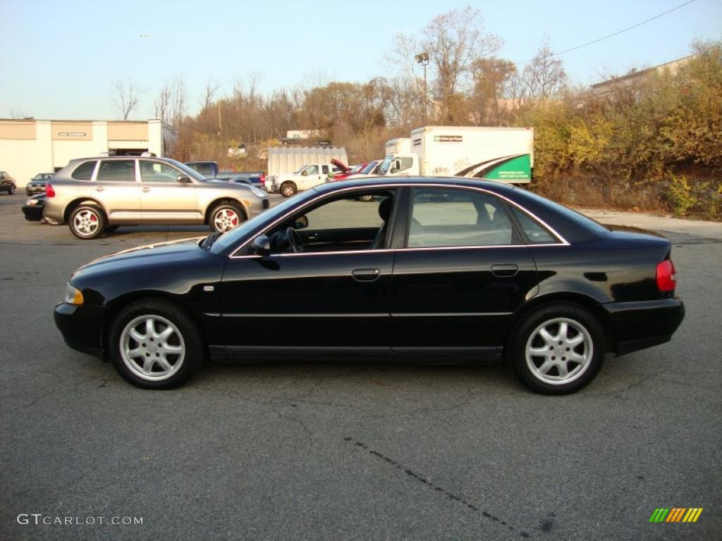 1999 A4 2.8 quattro Sedan - Brilliant Black / Onyx photo #11