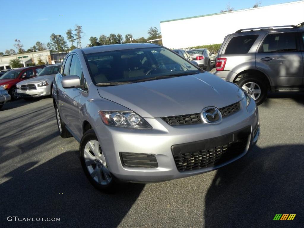 2008 CX-7 Sport - Galaxy Gray Mica / Black photo #1