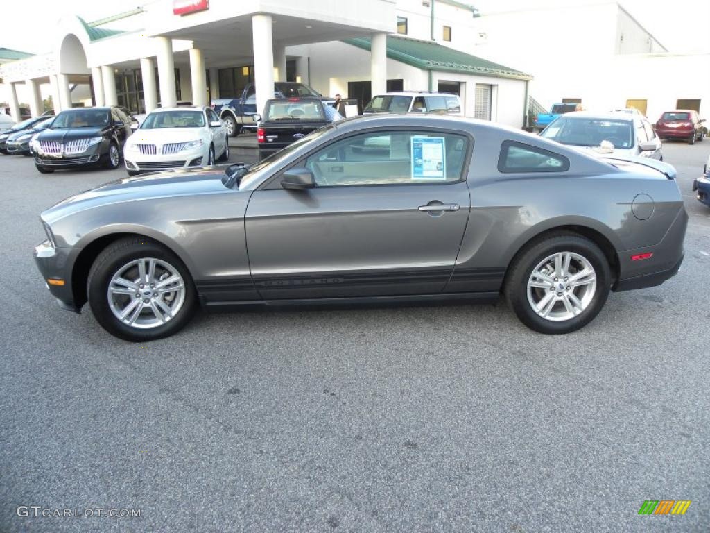 2011 Mustang V6 Coupe - Sterling Gray Metallic / Stone photo #2