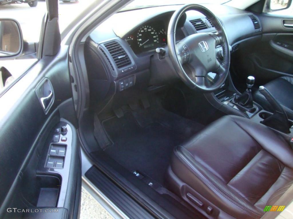Black Interior 2006 Honda Accord EX-L V6 Sedan Photo #40491990