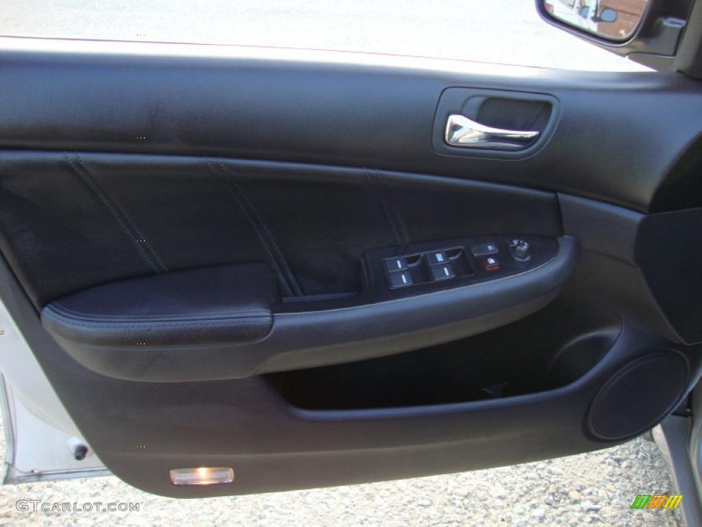 2006 Honda Accord EX-L V6 Sedan Black Door Panel Photo #40492006