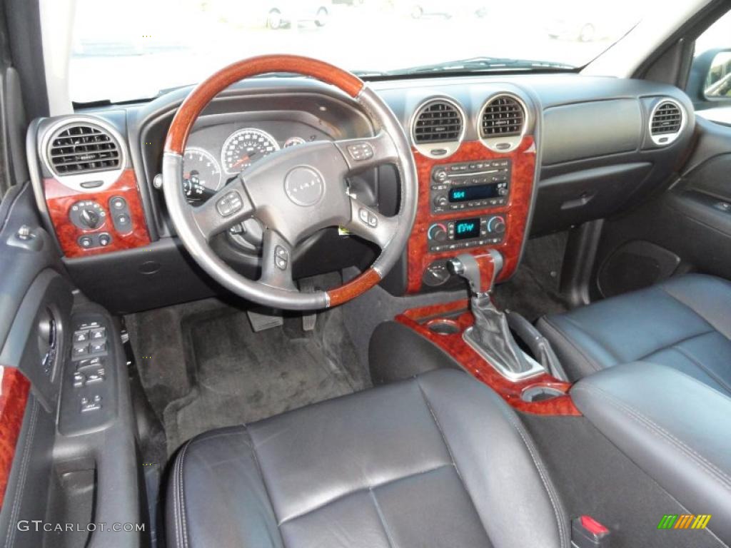 Ebony Interior 2008 GMC Envoy Denali 4x4 Photo #40492034