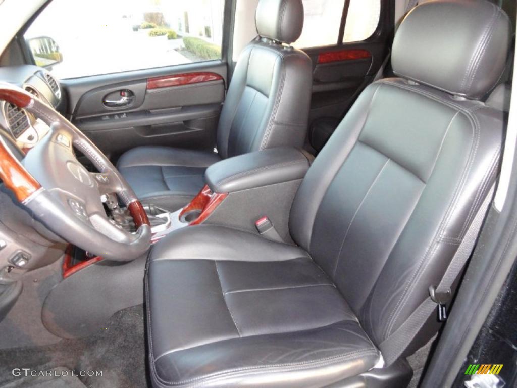 Ebony Interior 2008 GMC Envoy Denali 4x4 Photo #40492050