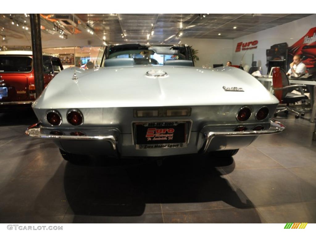 1967 Corvette 427 Convertible - Silver Pearl / Black photo #10