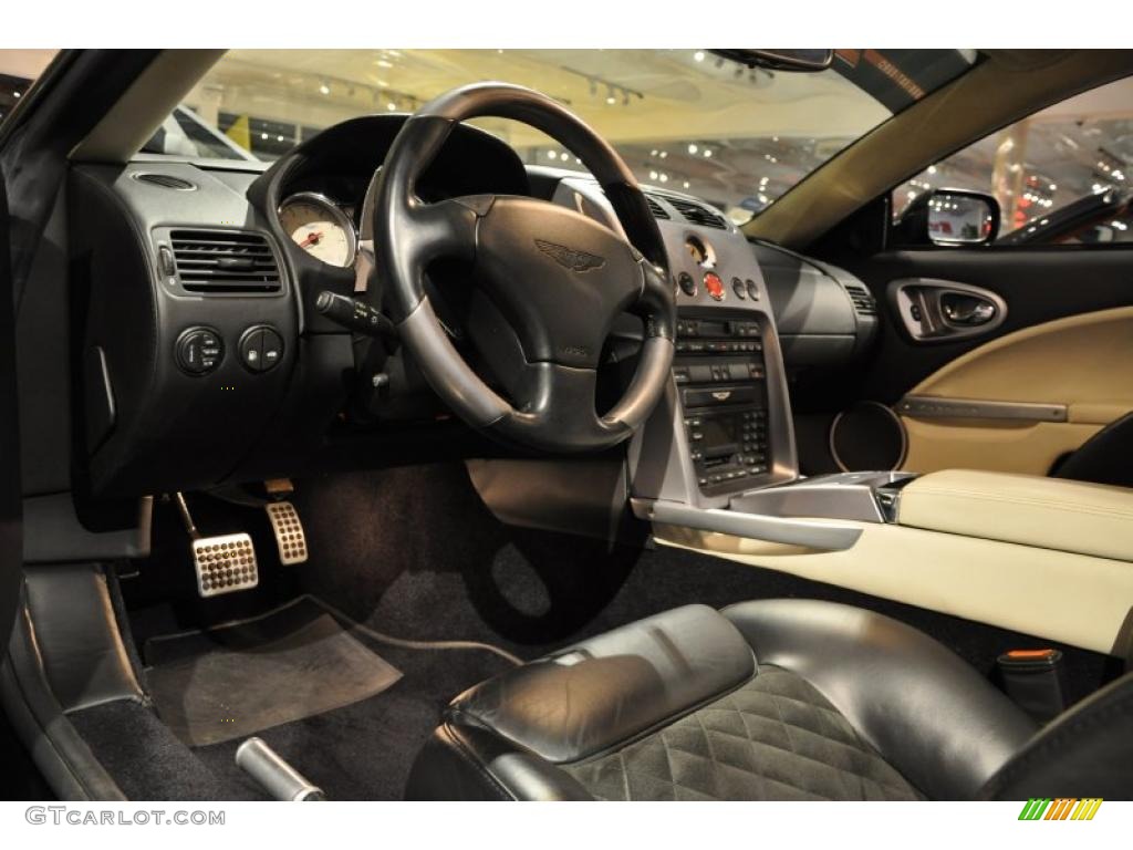 Black Interior 2002 Aston Martin Vanquish Standard Vanquish Model Photo #40493530