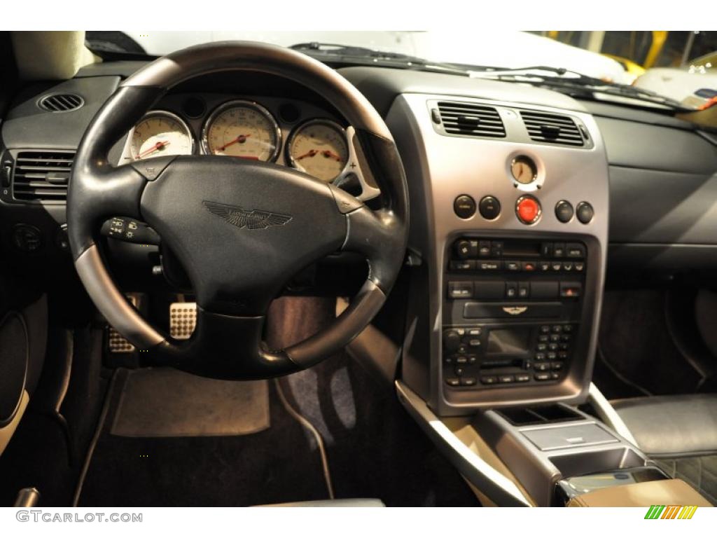 2002 Aston Martin Vanquish Standard Vanquish Model Black Dashboard Photo #40493558