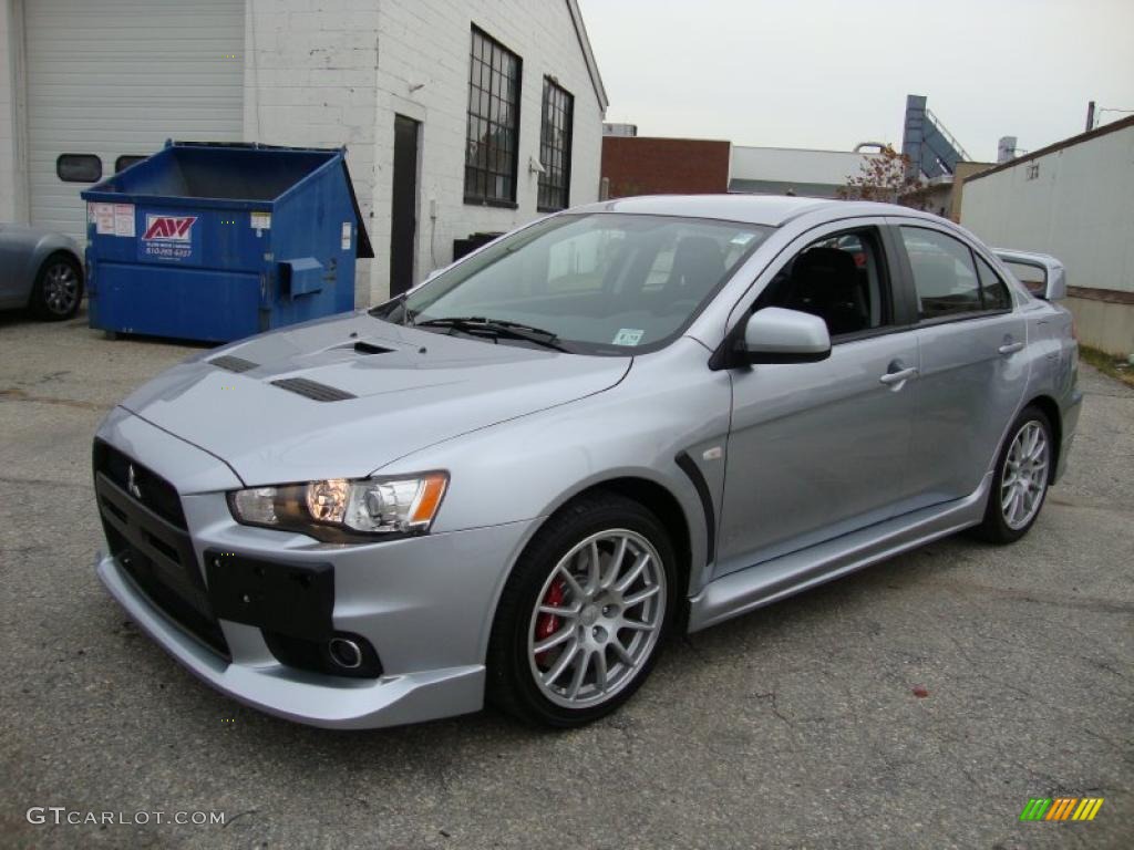 Apex Silver Metallic 2008 Mitsubishi Lancer Evolution GSR Exterior Photo #40494350