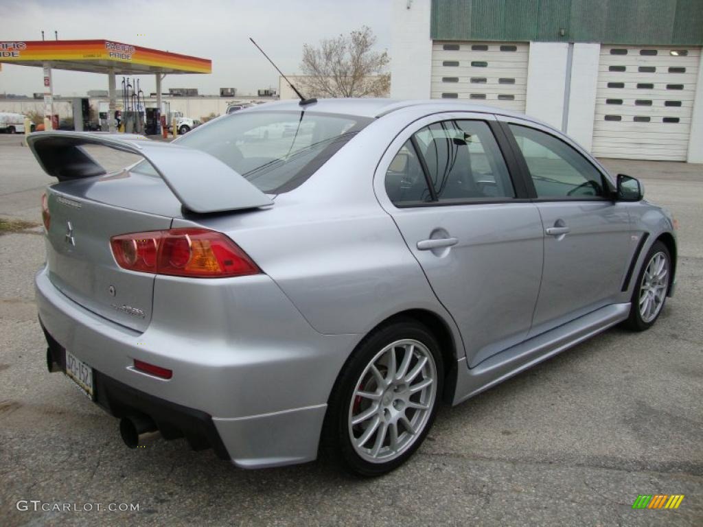 Apex Silver Metallic 2008 Mitsubishi Lancer Evolution GSR Exterior Photo #40494446